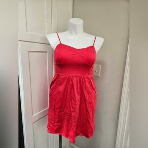 Mossimo Hot Pink Dress Women’s Large — Casual Sleeveless Fit & Flare